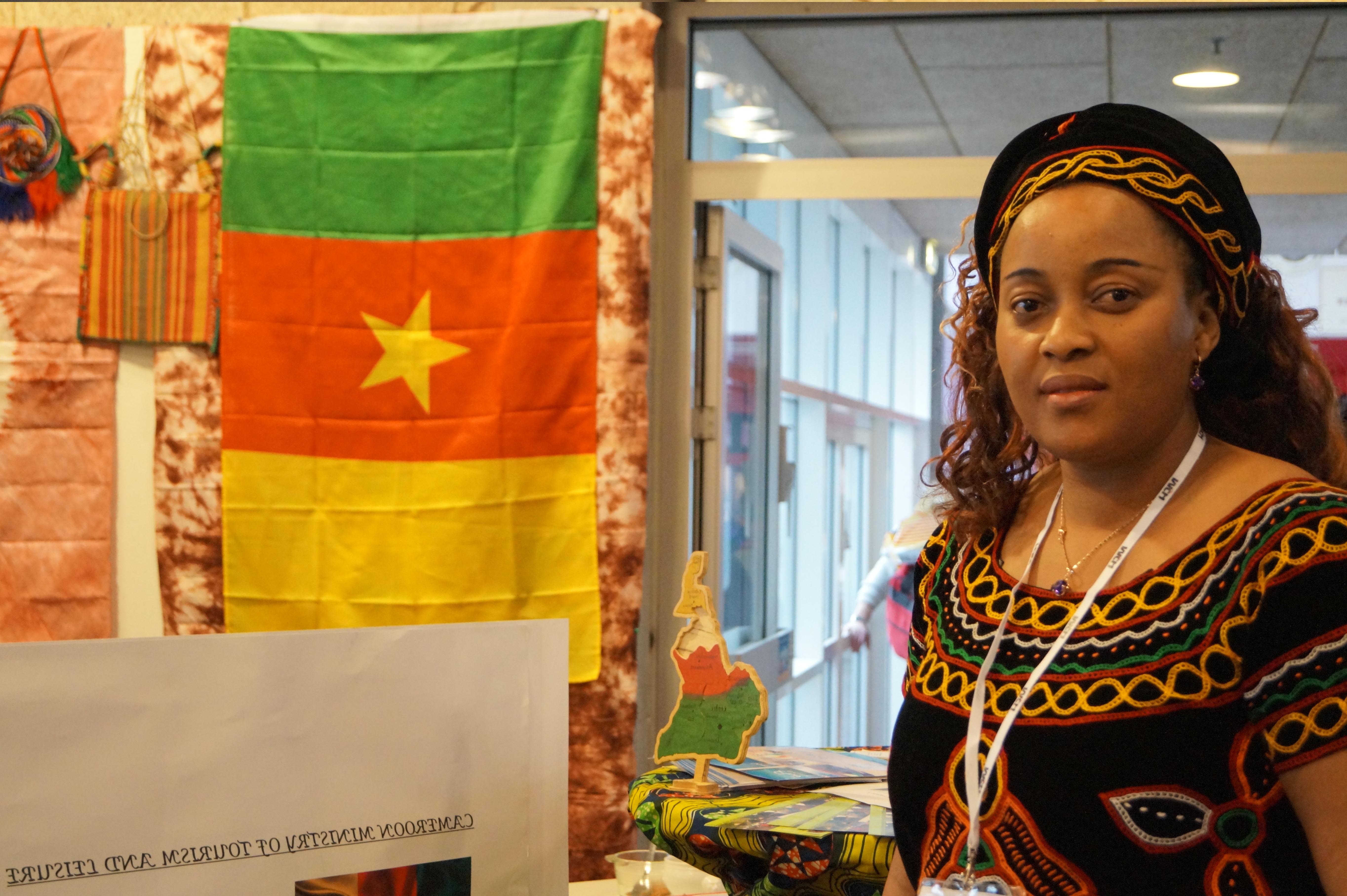 Student in colorful outfit 